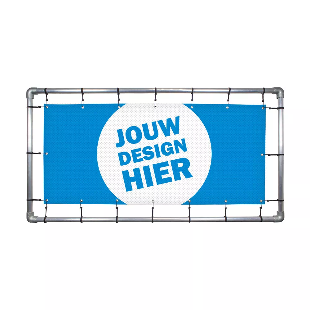 Spandoek Mesh bedrukken (winddoorlatend)