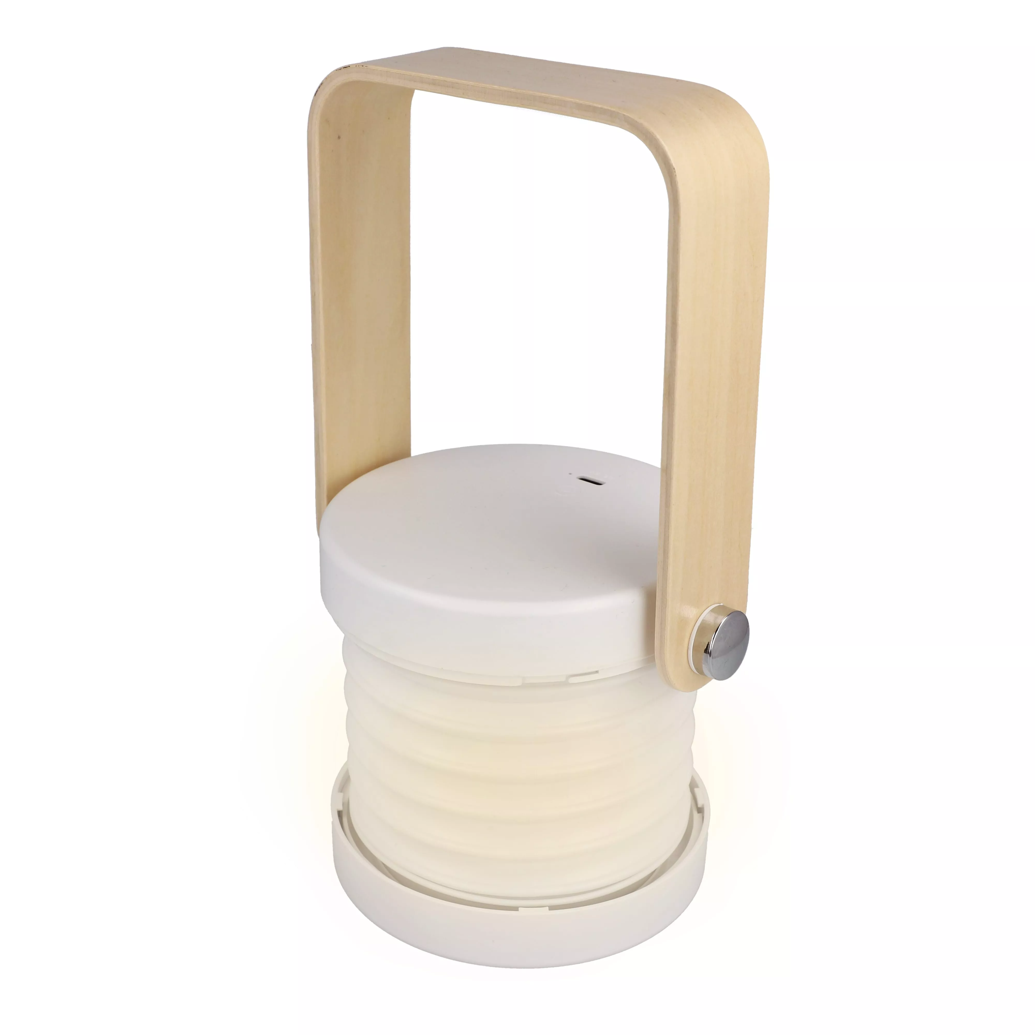 Coollux multifunctionele LED-lamp met bamboe handvat