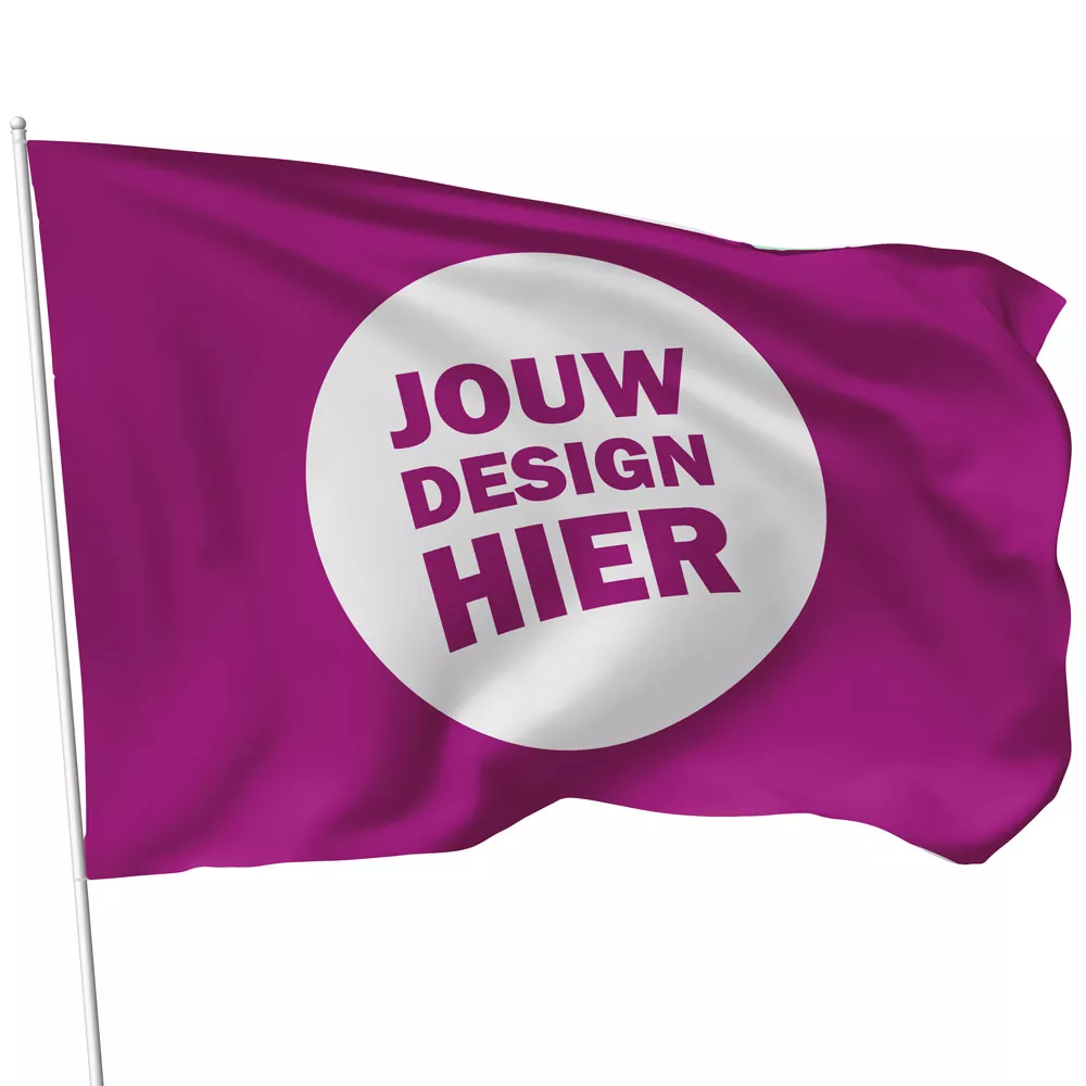 Vlaggen bedrukken met eigen ontwerp