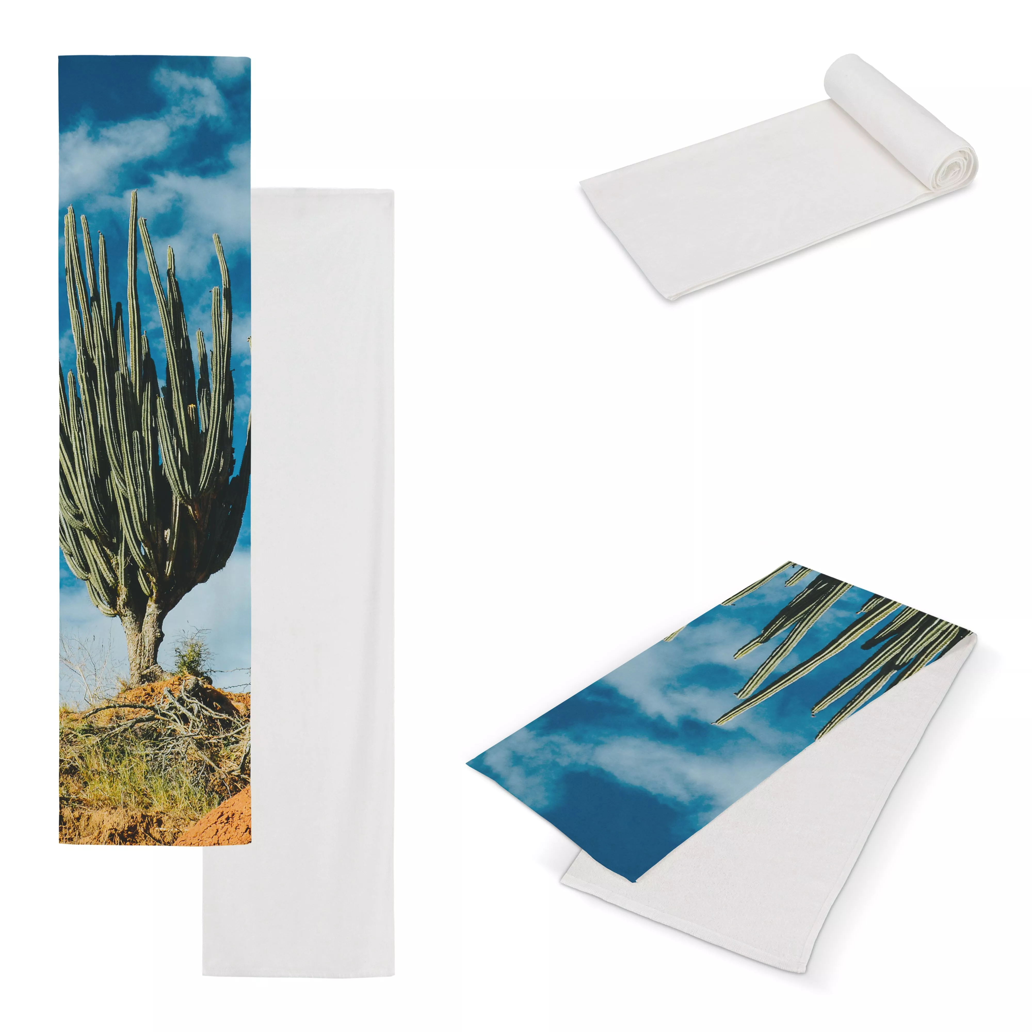 Dubbelzijdige handdoek sublimatie 30 x 130 cm 400 g/m²