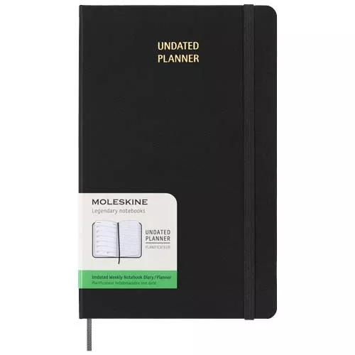 Moleskine ongedateerde weekplanner met harde kaft L