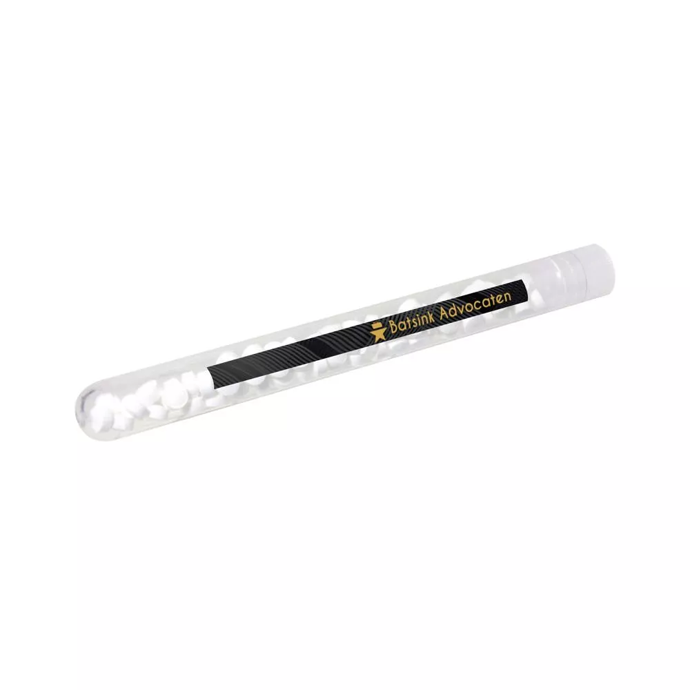 Reageerbuisje met mini mints