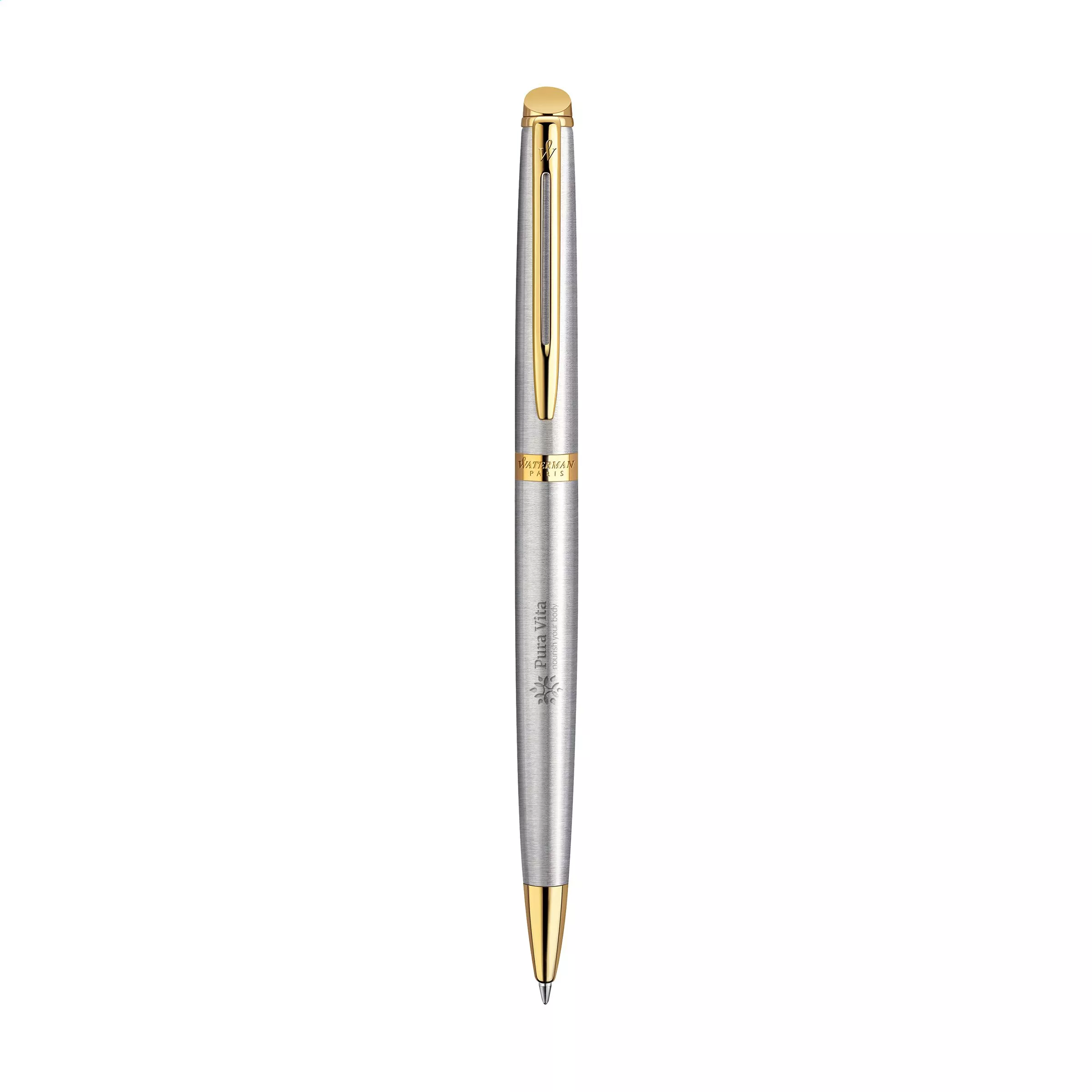 Waterman Hémisphère Balpen Silver - blauwe inkt