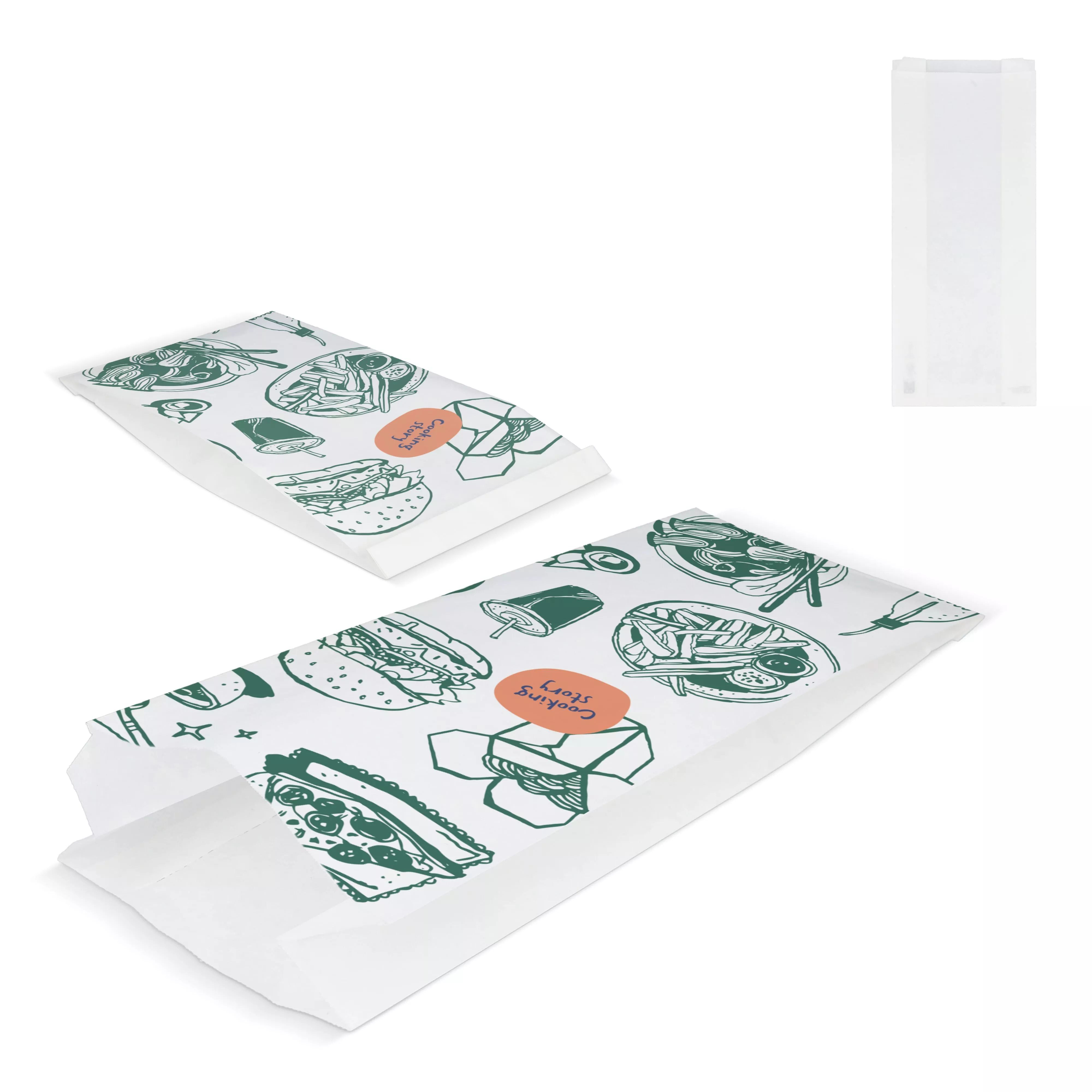 Papieren zak 50g/m² 14 x 6 x 27cm