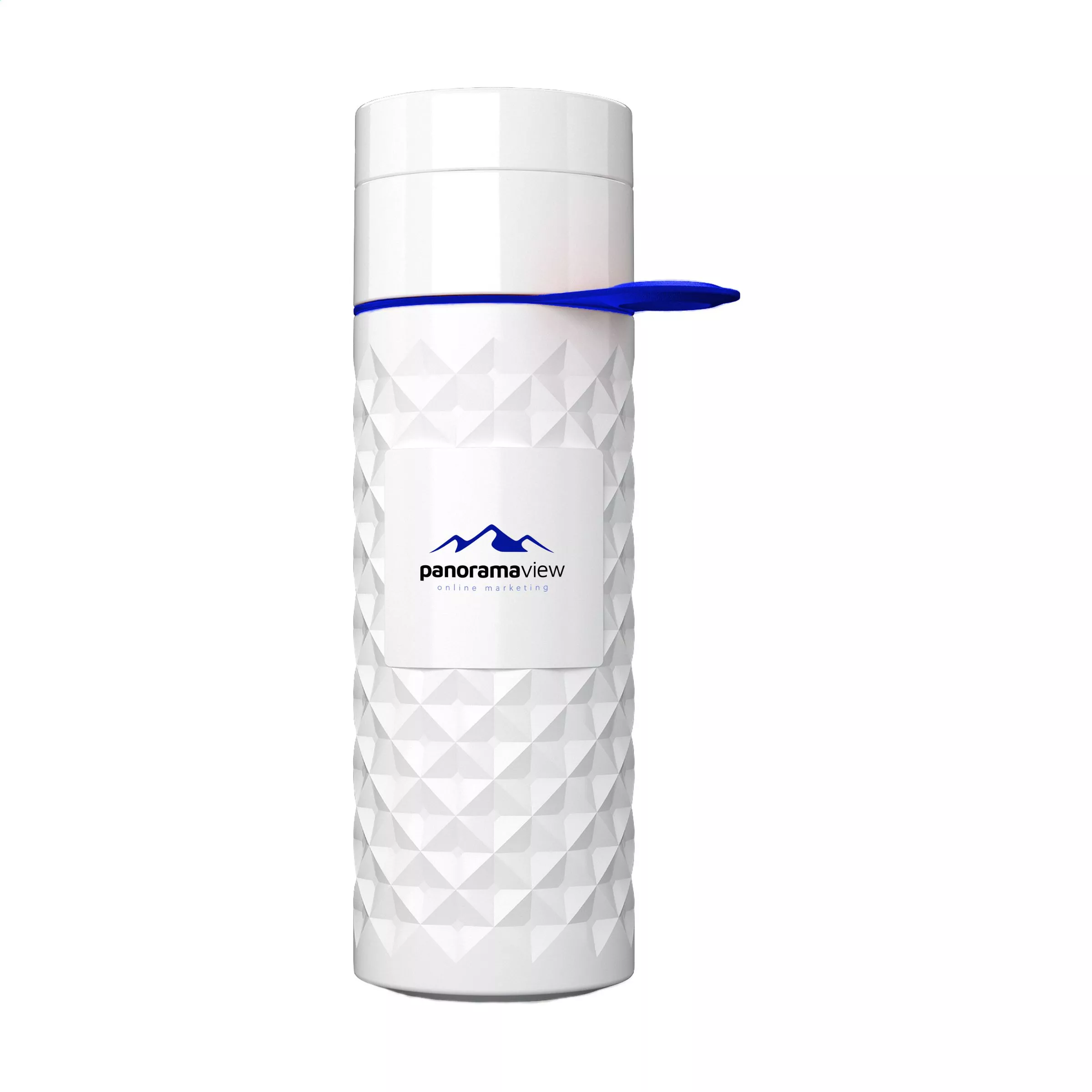 Wit/donkerblauw - row5