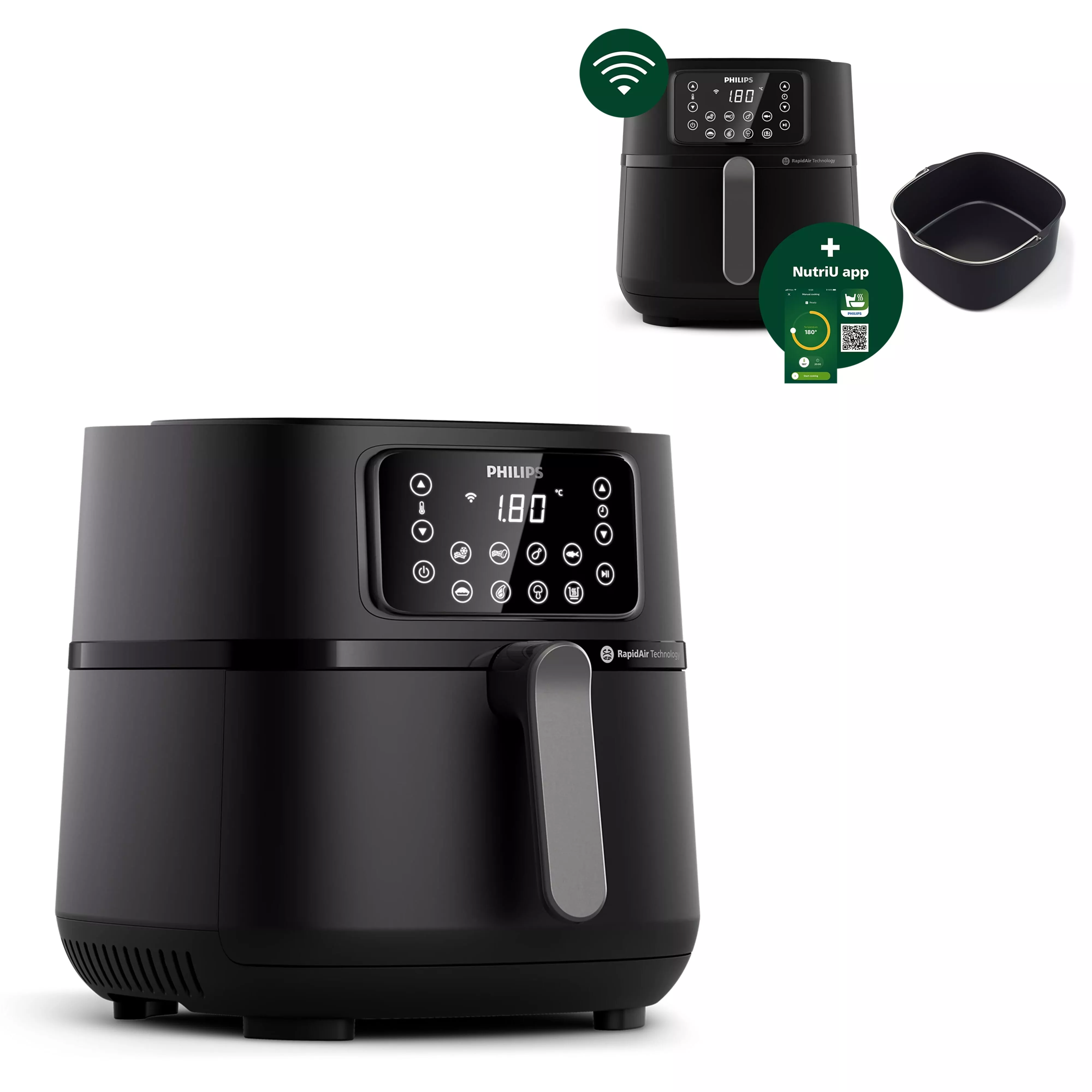 Philips Airfryer XXL Connected + Bakvorm | HD9285