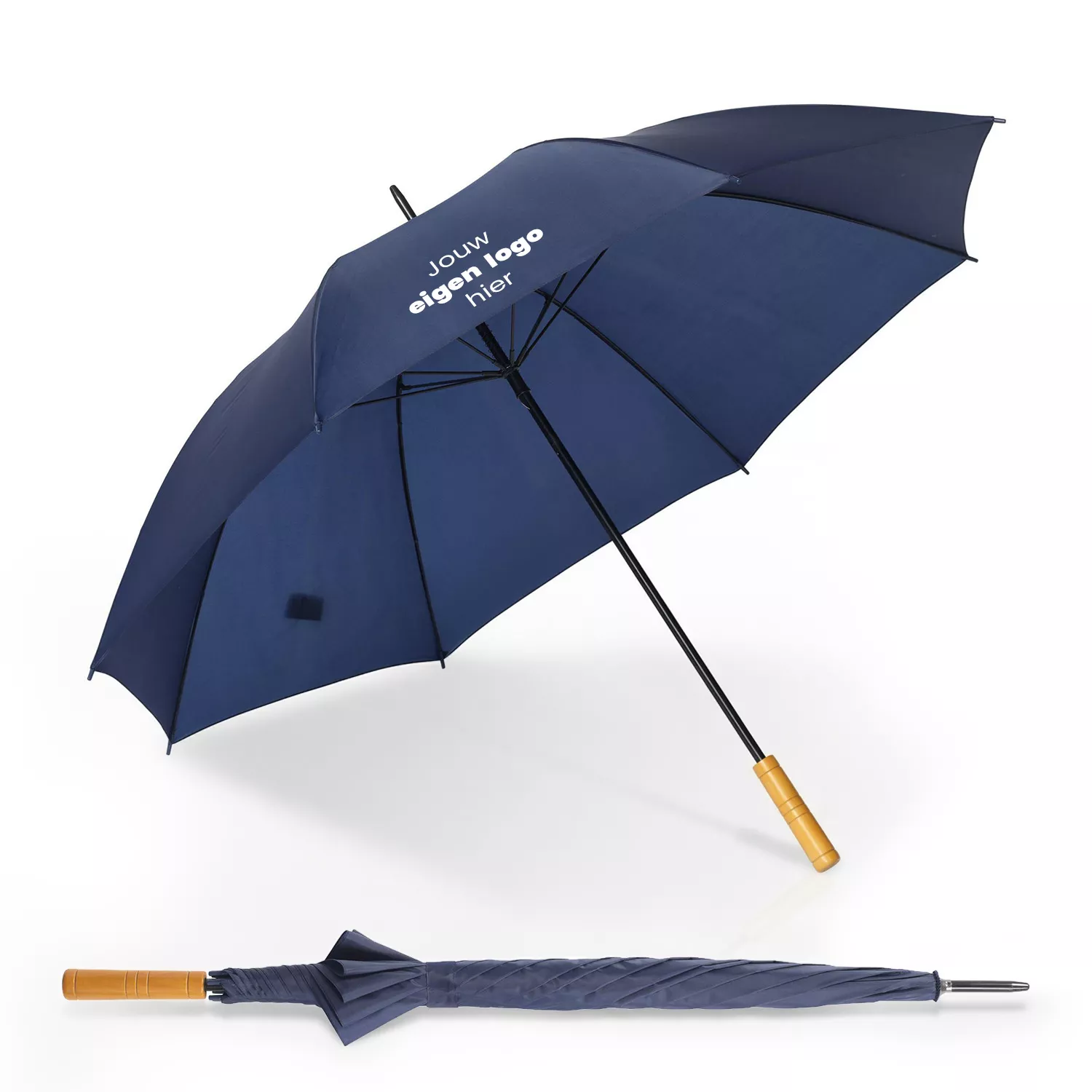 BlueStorm RCS RPET paraplu ∅ 127 cm