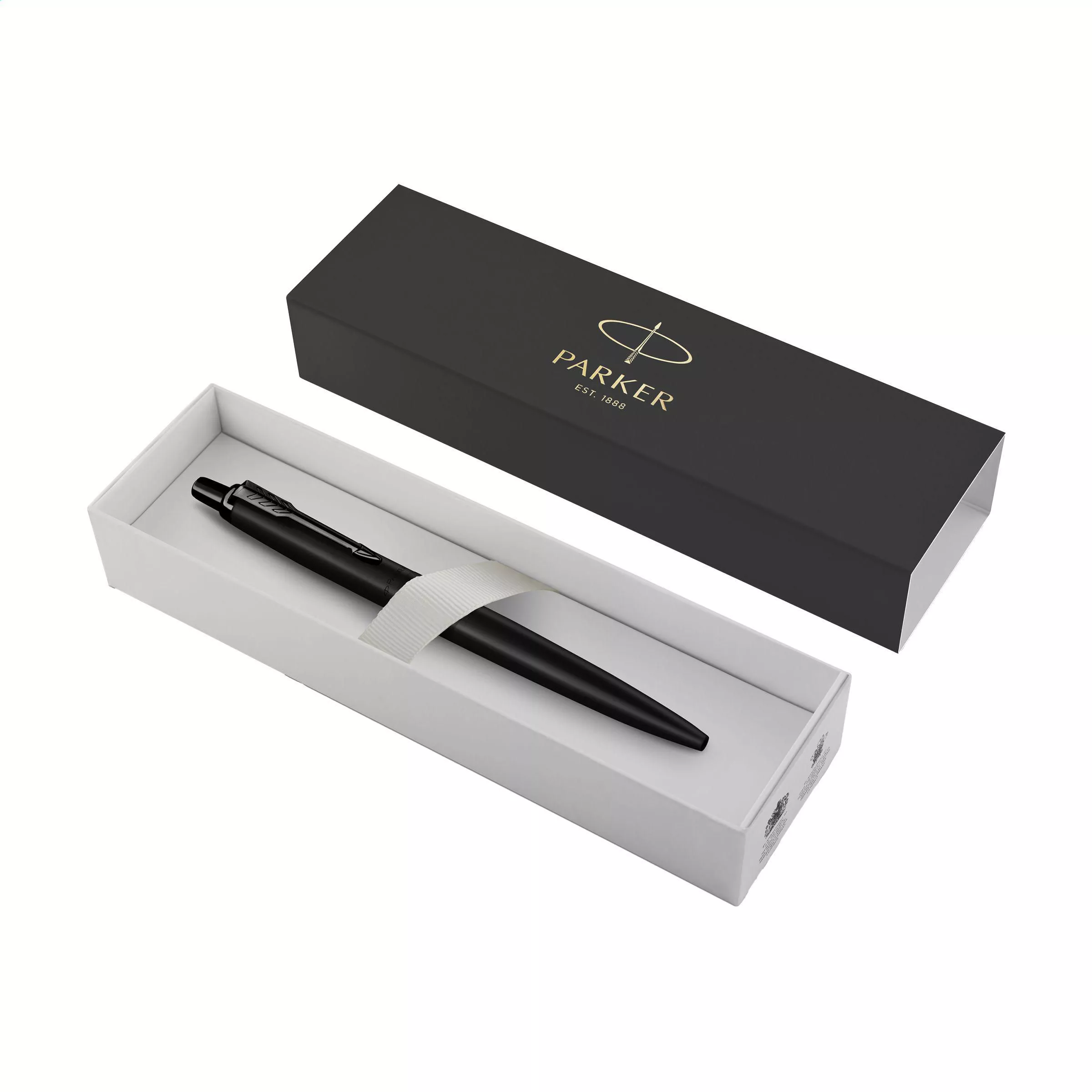 Parker Jotter XL Black Monochrome Balpen - blauwe inkt
