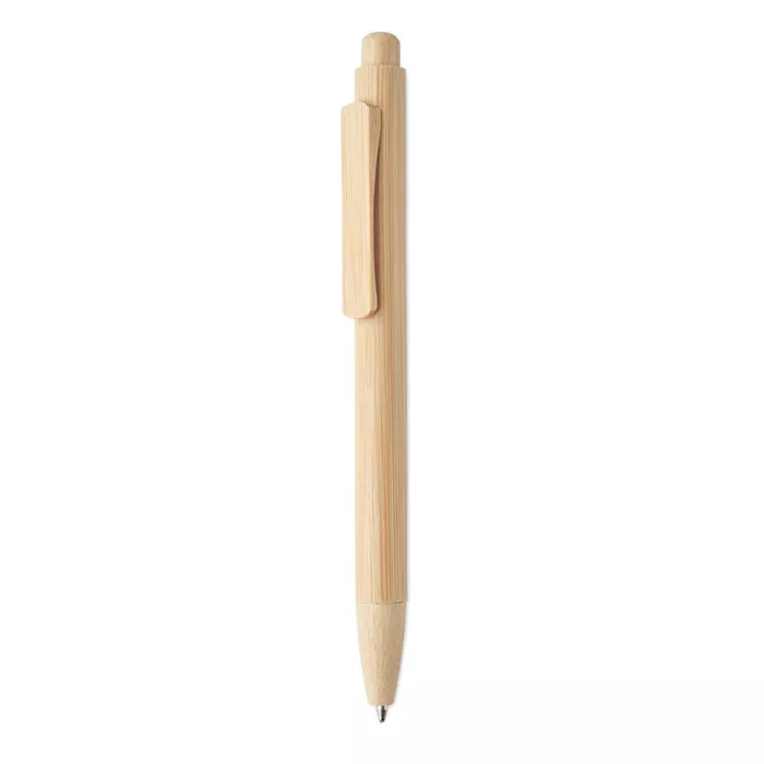 MAMBO Bamboo balpen met drukknop