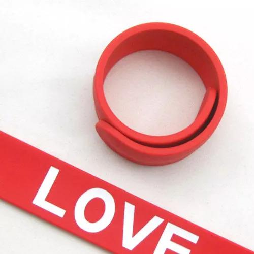 Siliconen Slap on armband