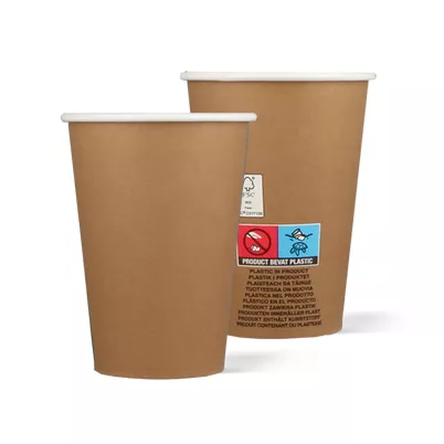 Koffiebekers Kraft FSC® - Low PE - 180cc / 7.5oz (2.500 st/ds)