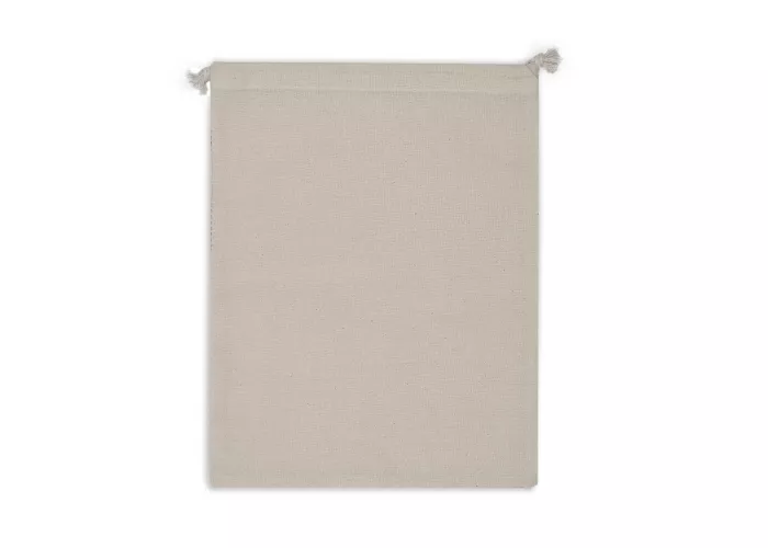 Herbruikbaar groente & fruit zakje OEKO-TEX® katoen ecru 25x30cm