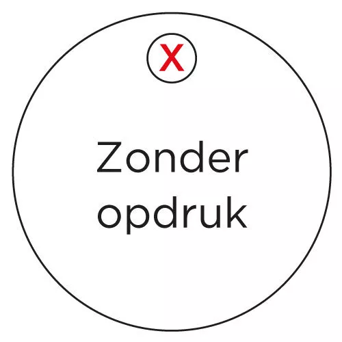 Zonder opdruk