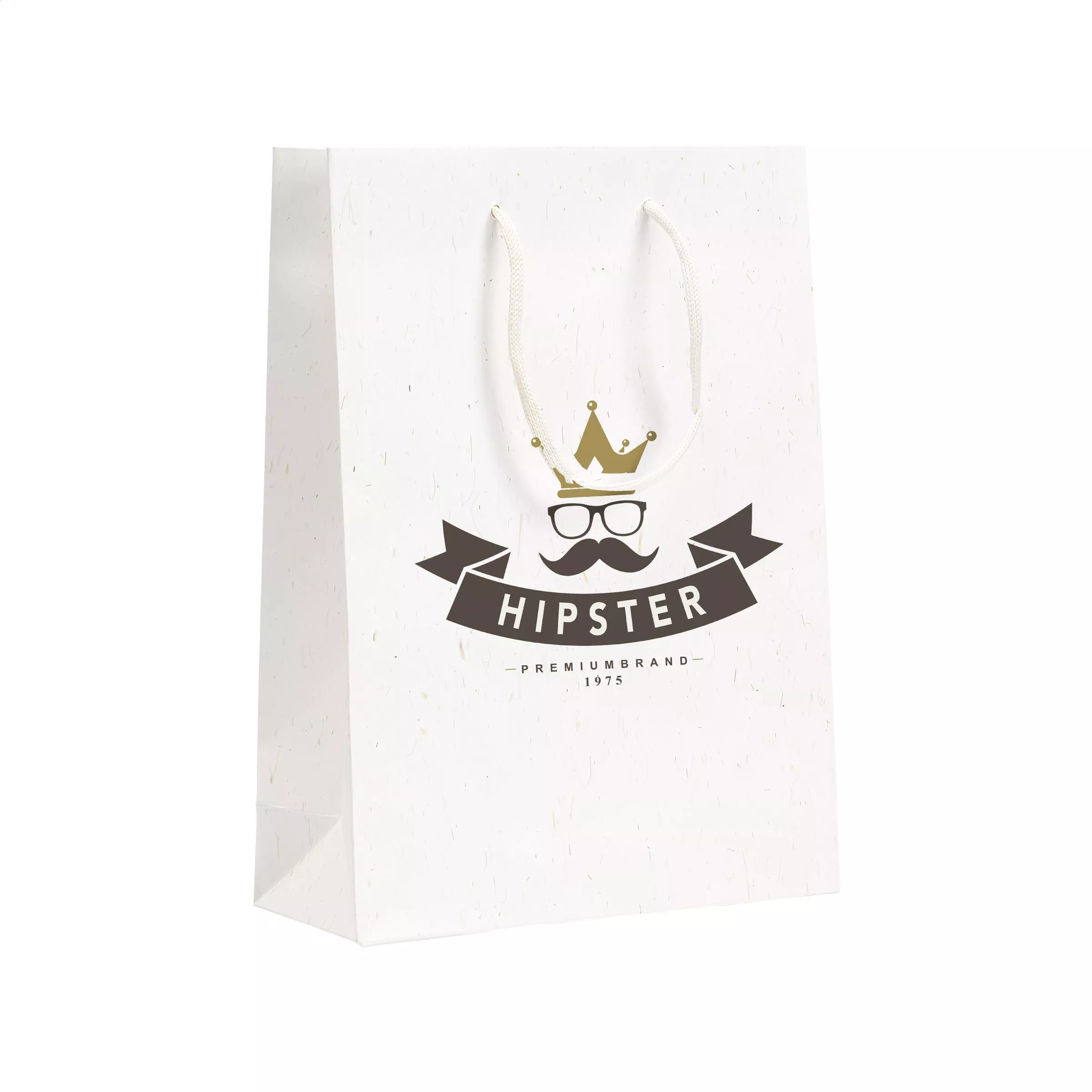 Leaf It Bag gerecycled met strovezels (180 g/m²) M