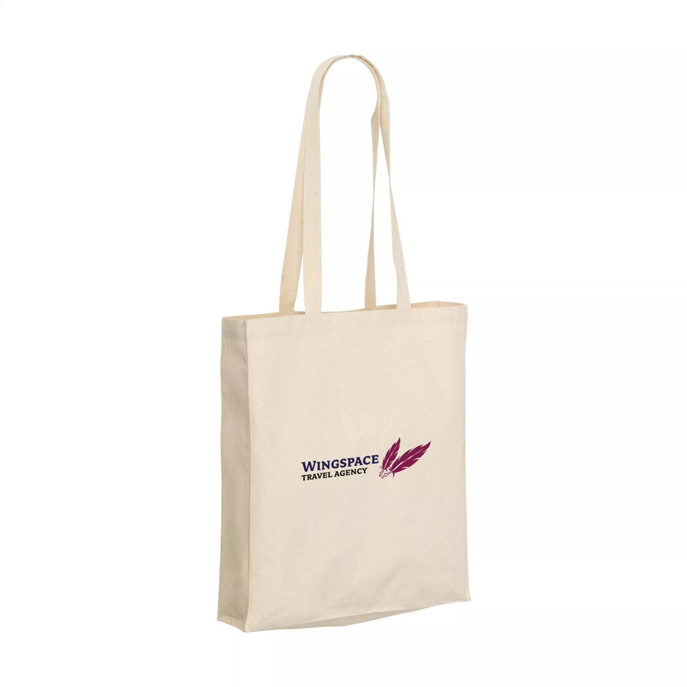 Natural Square Bag (165 g/m²) katoenen tas