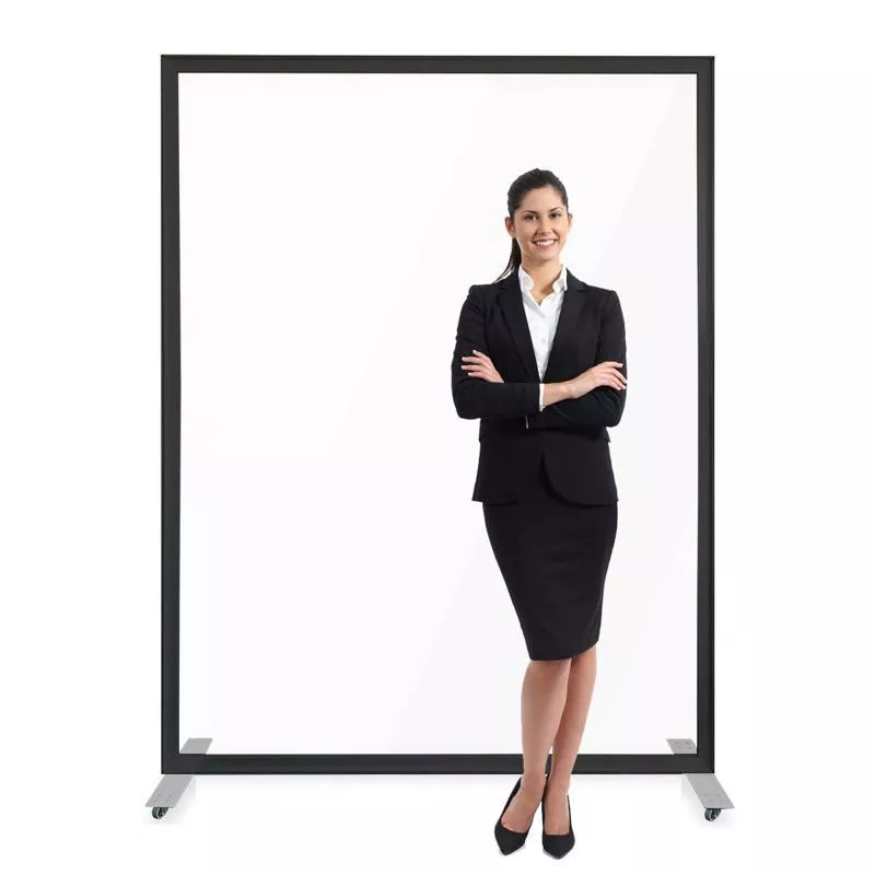 Verrijdbare Scheidingswand Transparant