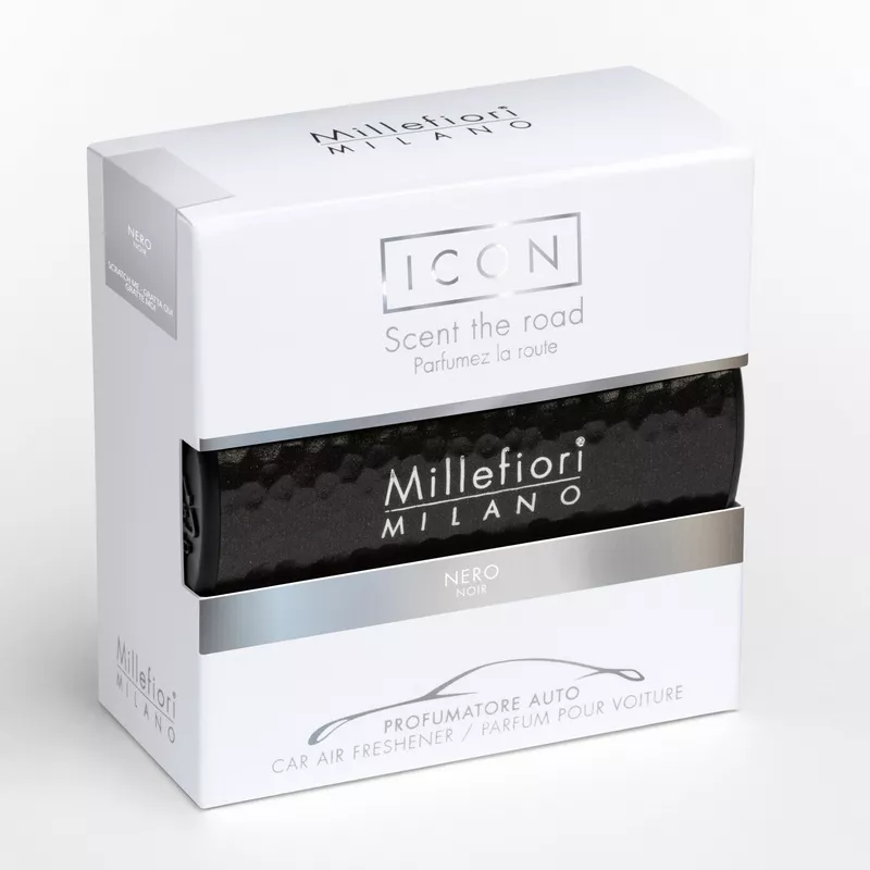 Millefiori Icon Car Refereshner - Metal Shades - Nero