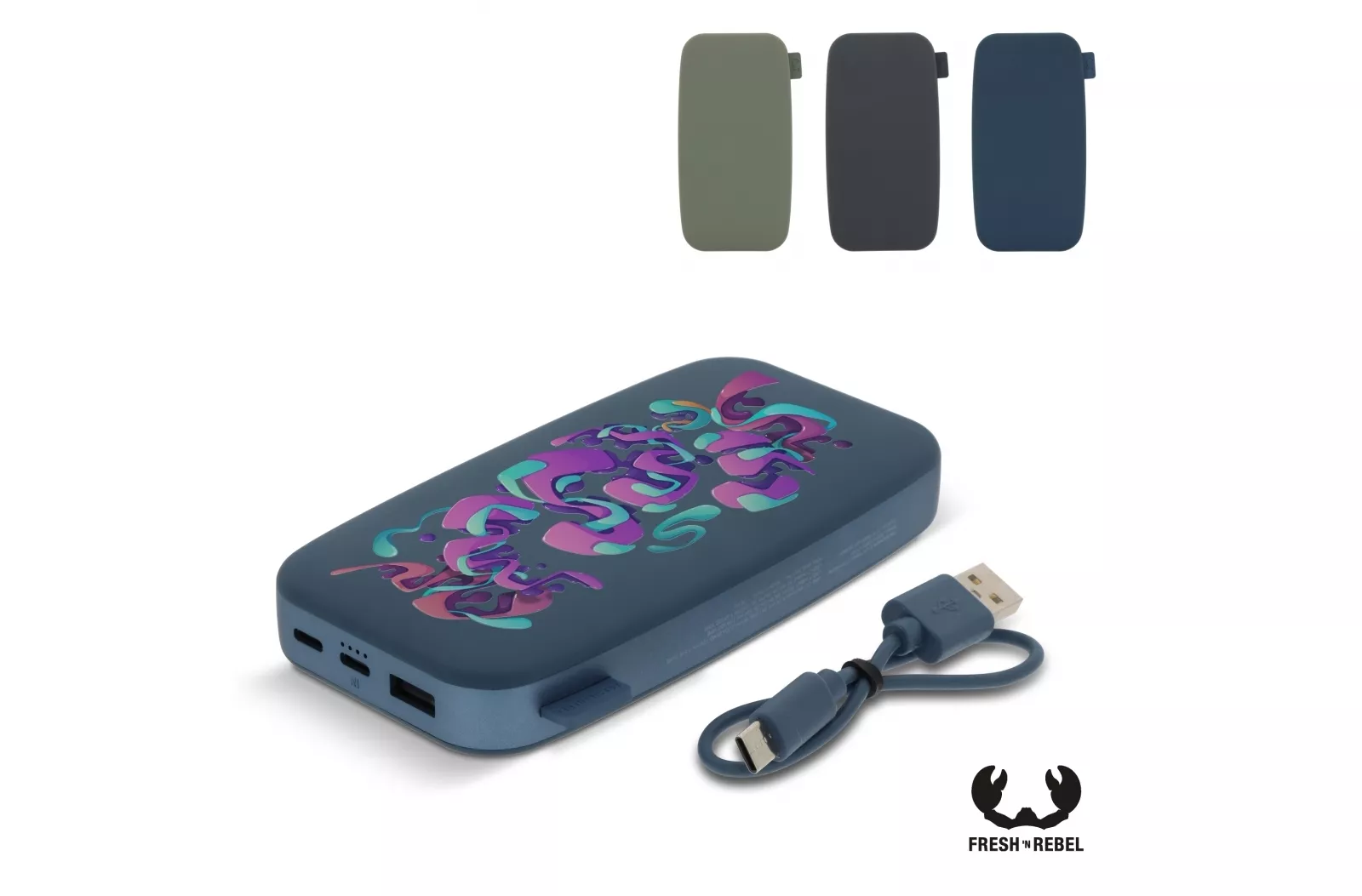 2PB18100 | Fresh 'n Rebel Powerbank 18000mAh USB-C Fast Charging 20W
