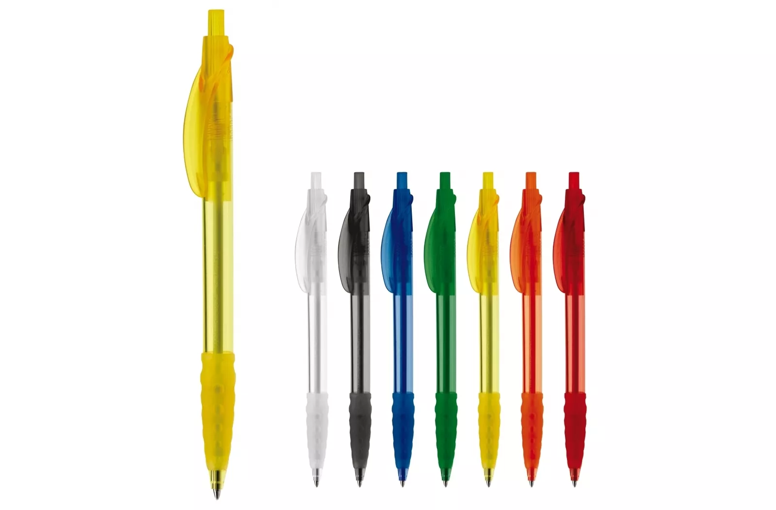 Balpen Cosmo grip transparant