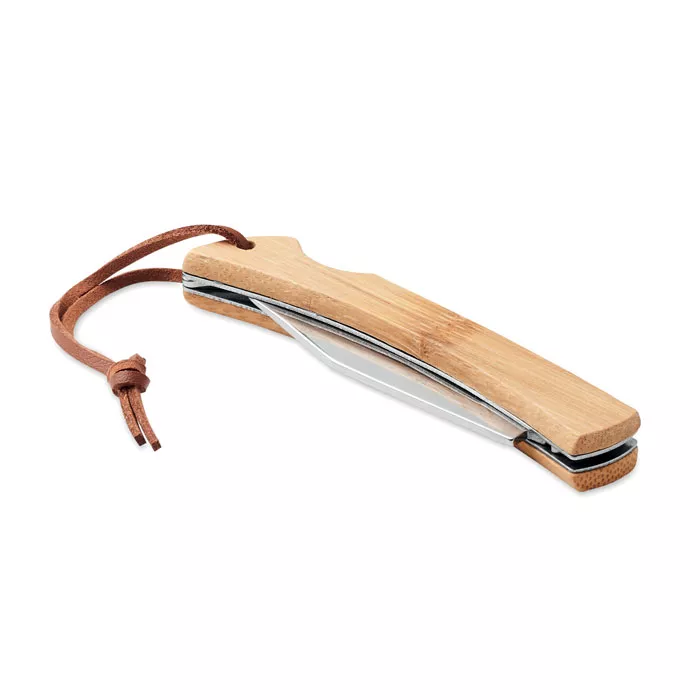MANSAN Opvouwbaar mes in bamboe