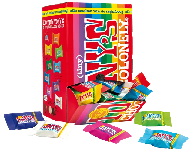 Tony's Chocolonely Tiny Tony's Mix Doos 900 gram