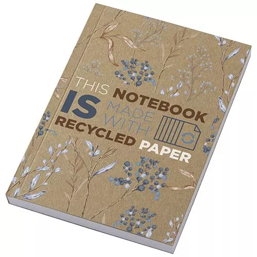 Novella Austen A6 gerecycled notitieboek met zachte cover, 100 vellen