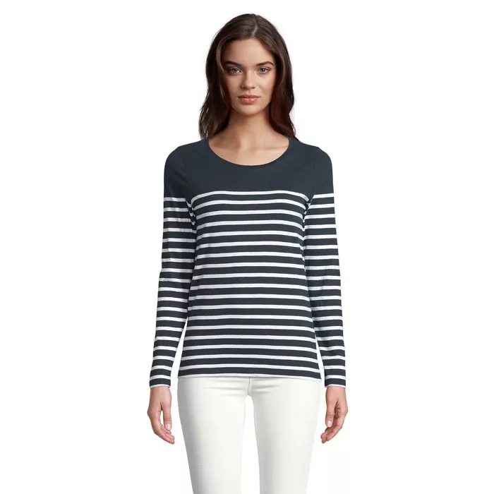 Franse Marine/wit - row4