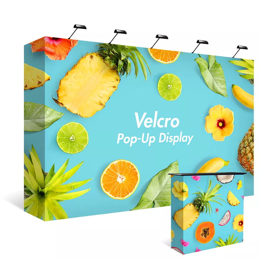 Velcro Pop-Up Beurswand 5x3