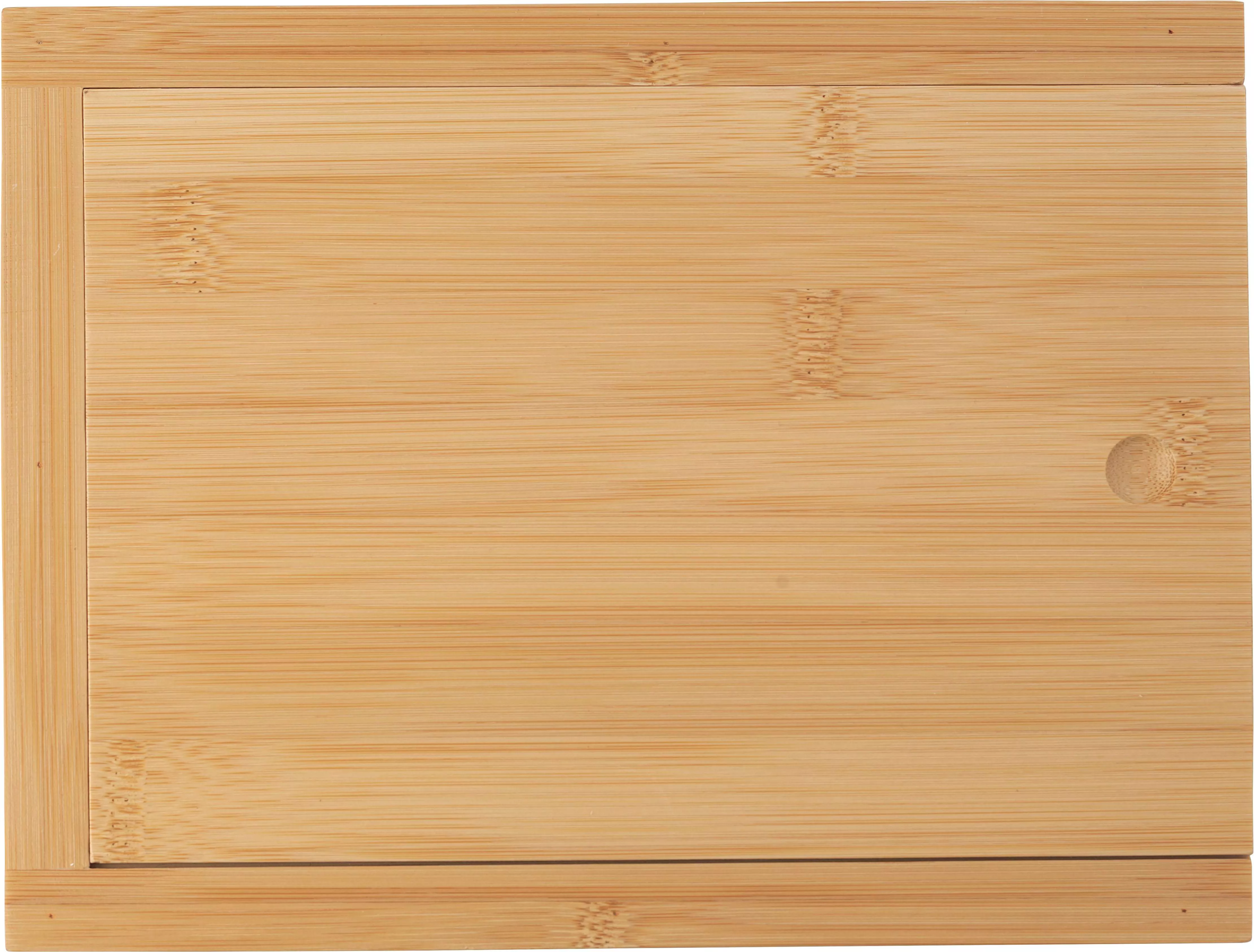 Bamboe kaas- en wijnset Patrick