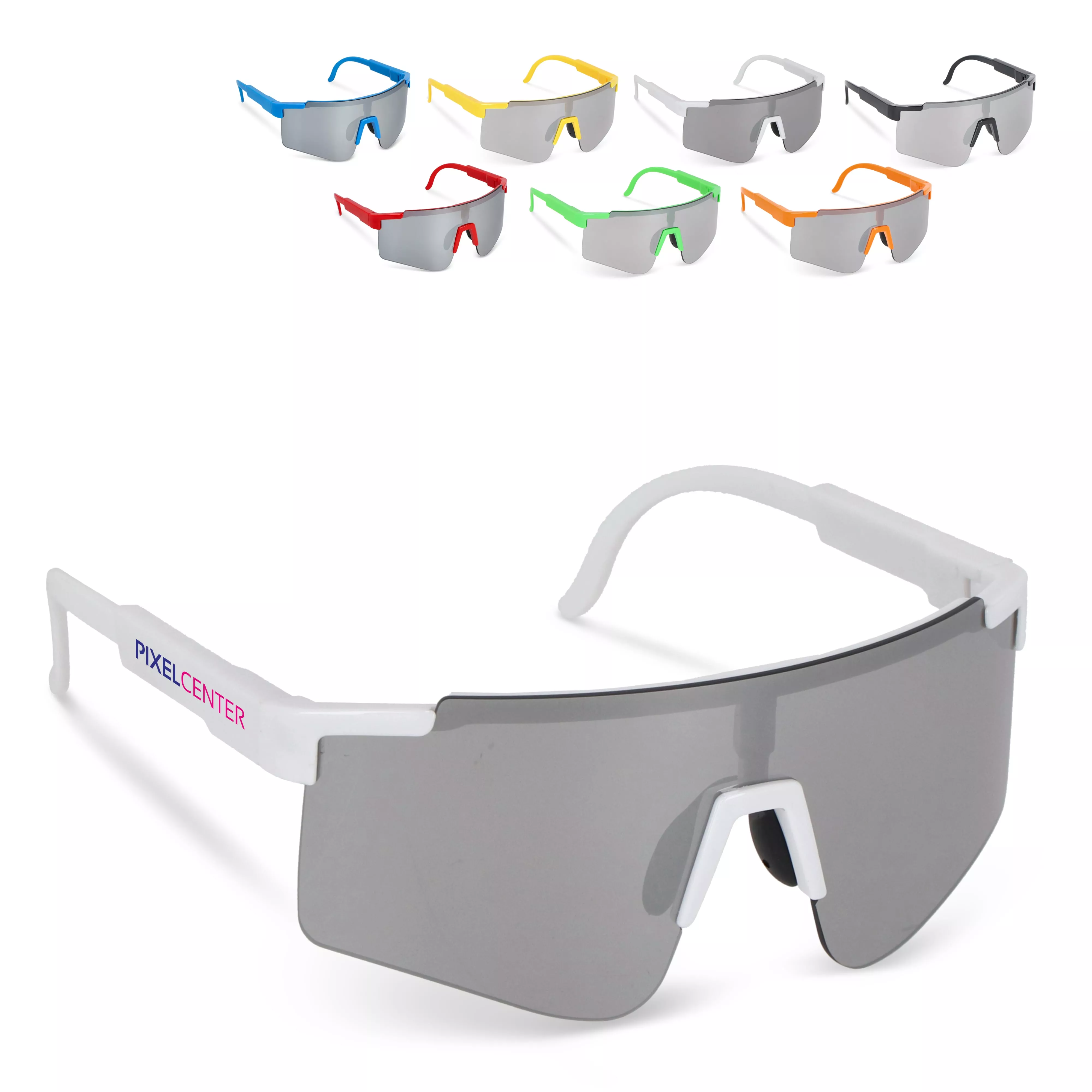 Tom R-PC sportzonnebril met spiegelende glazen UV400