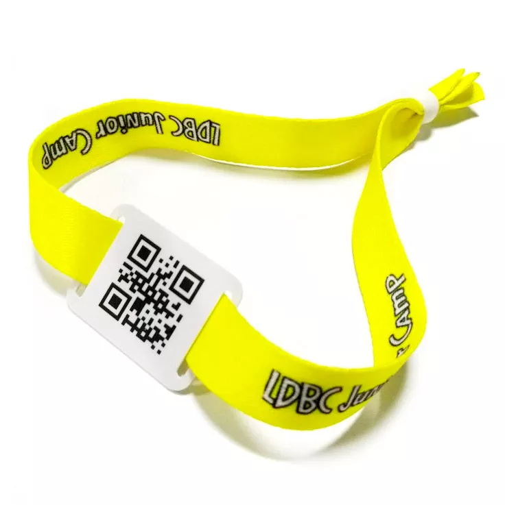 Festivalbandjes Polyester met QR code