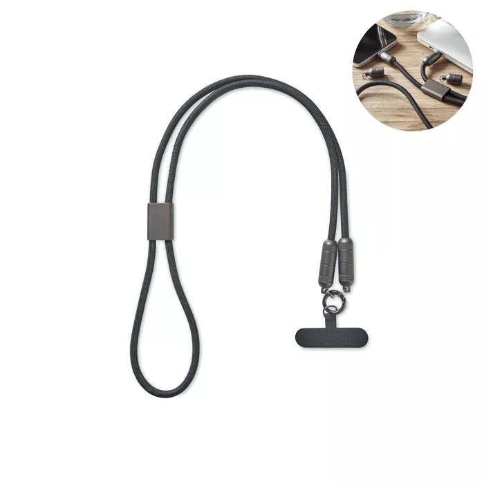 SHAKA Telefoon Lanyard 60W oplaadkabe