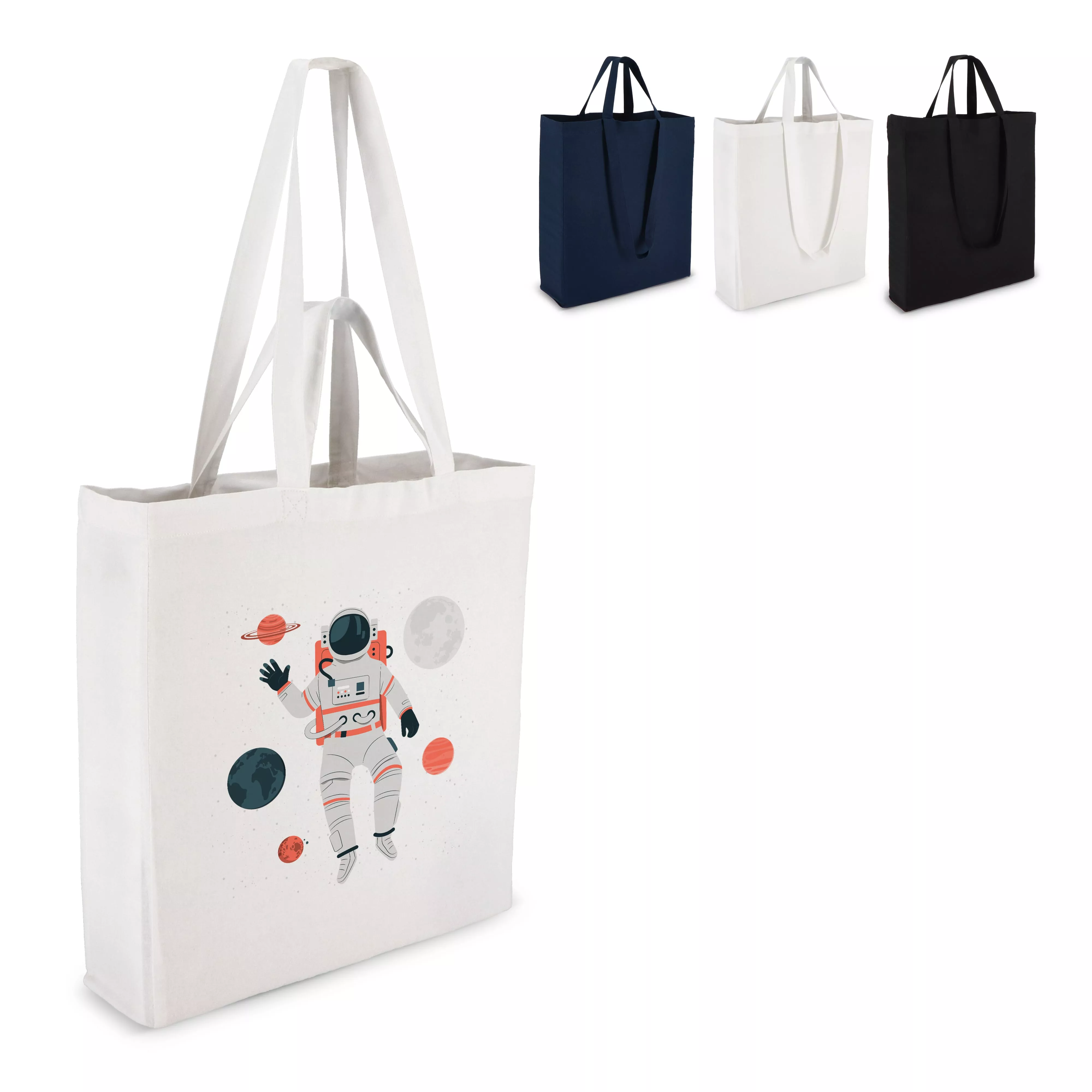 Katoen Tote OEKO-TEX® 38 x 10 x 42cm 140g/m²