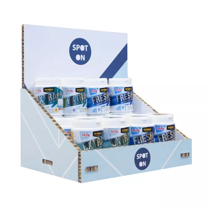 Re-board Kartonnen Display Toonbank