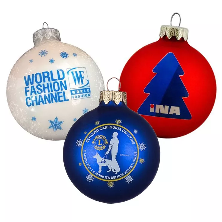 Glazen Kerstbal 80 mm