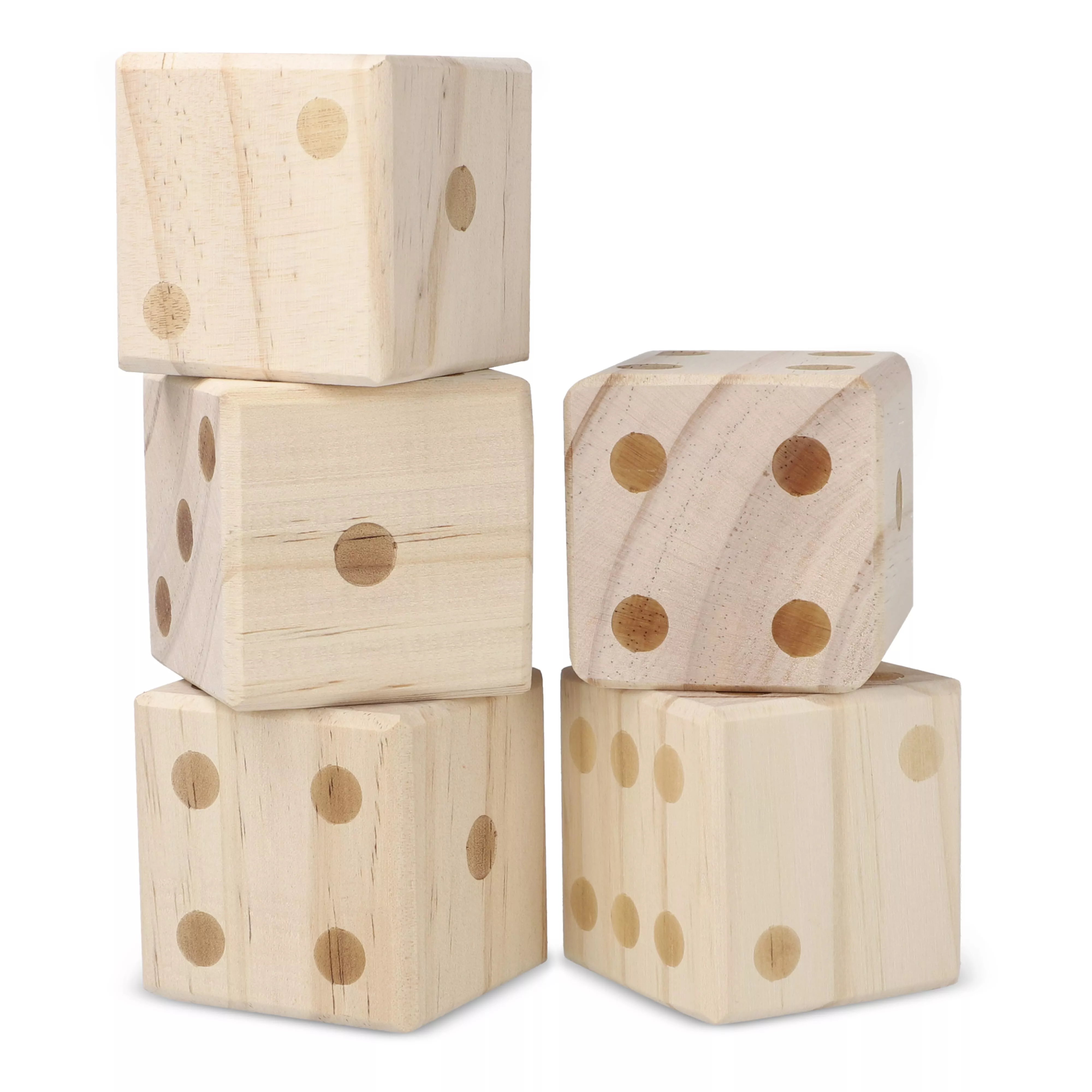InSideOut Reuze houten dobbelsteen spel