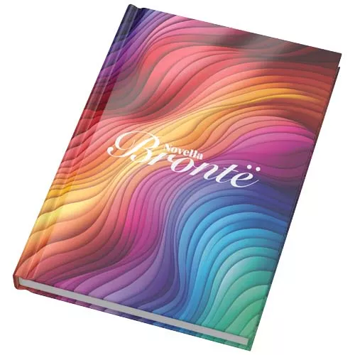 Novella Brontë A5 notitieboek met glanzende harde cover, 100 vellen