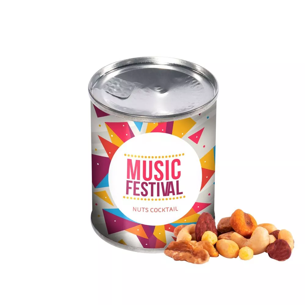 Blikje met cocktail noten
