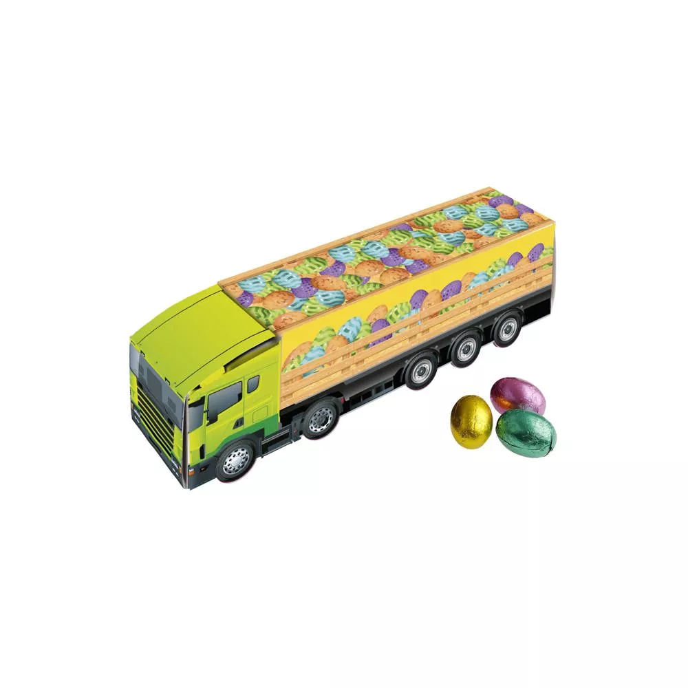 Medium truck met Paas chocolade