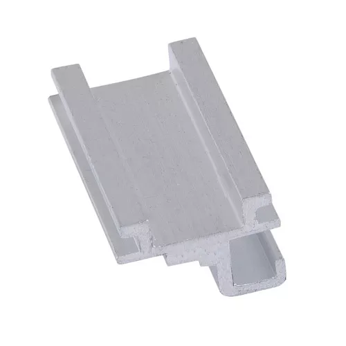 Lamp connector aluminium (voor textielframes)