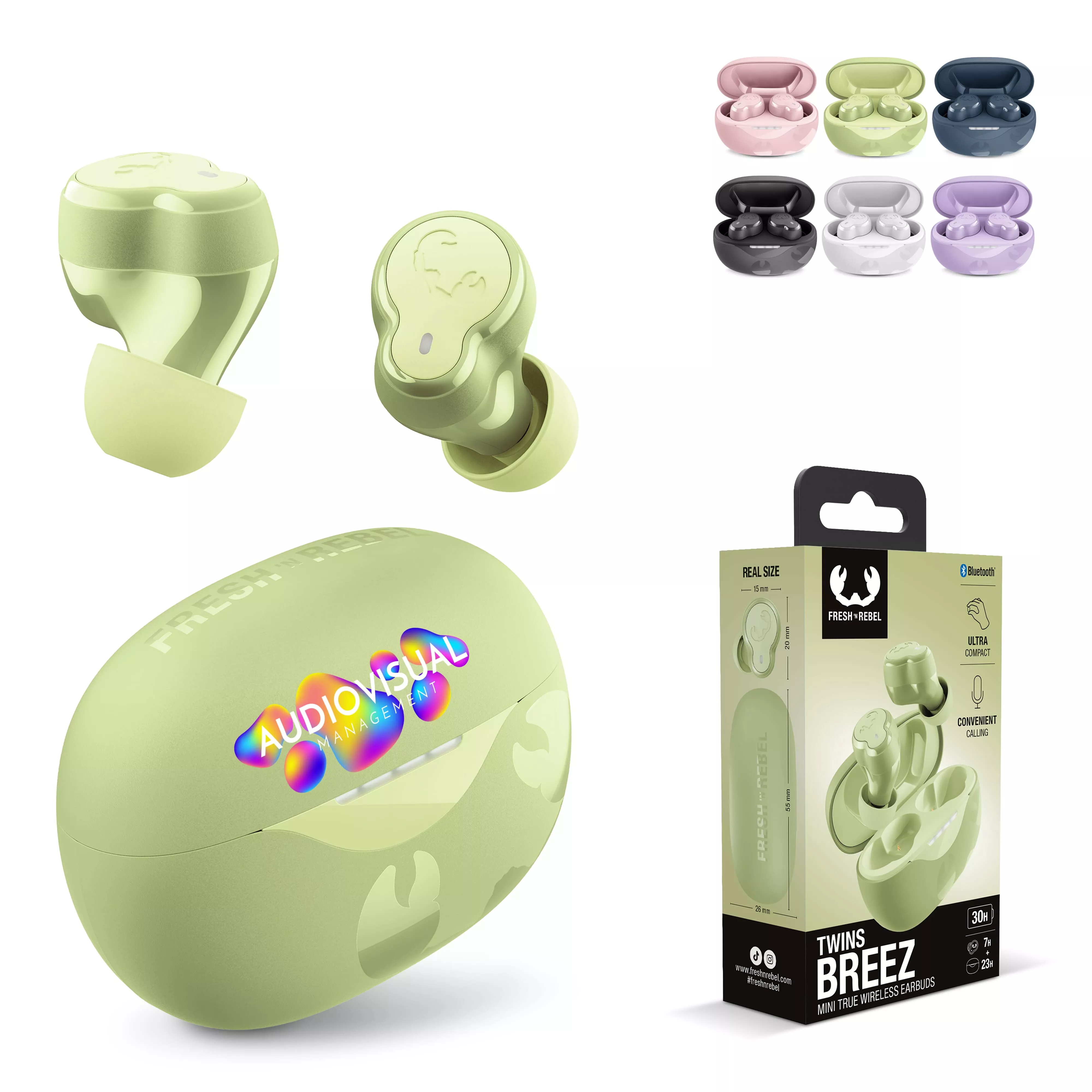 Fresh 'n Rebel Twins Breez True Wireless Oordopjes