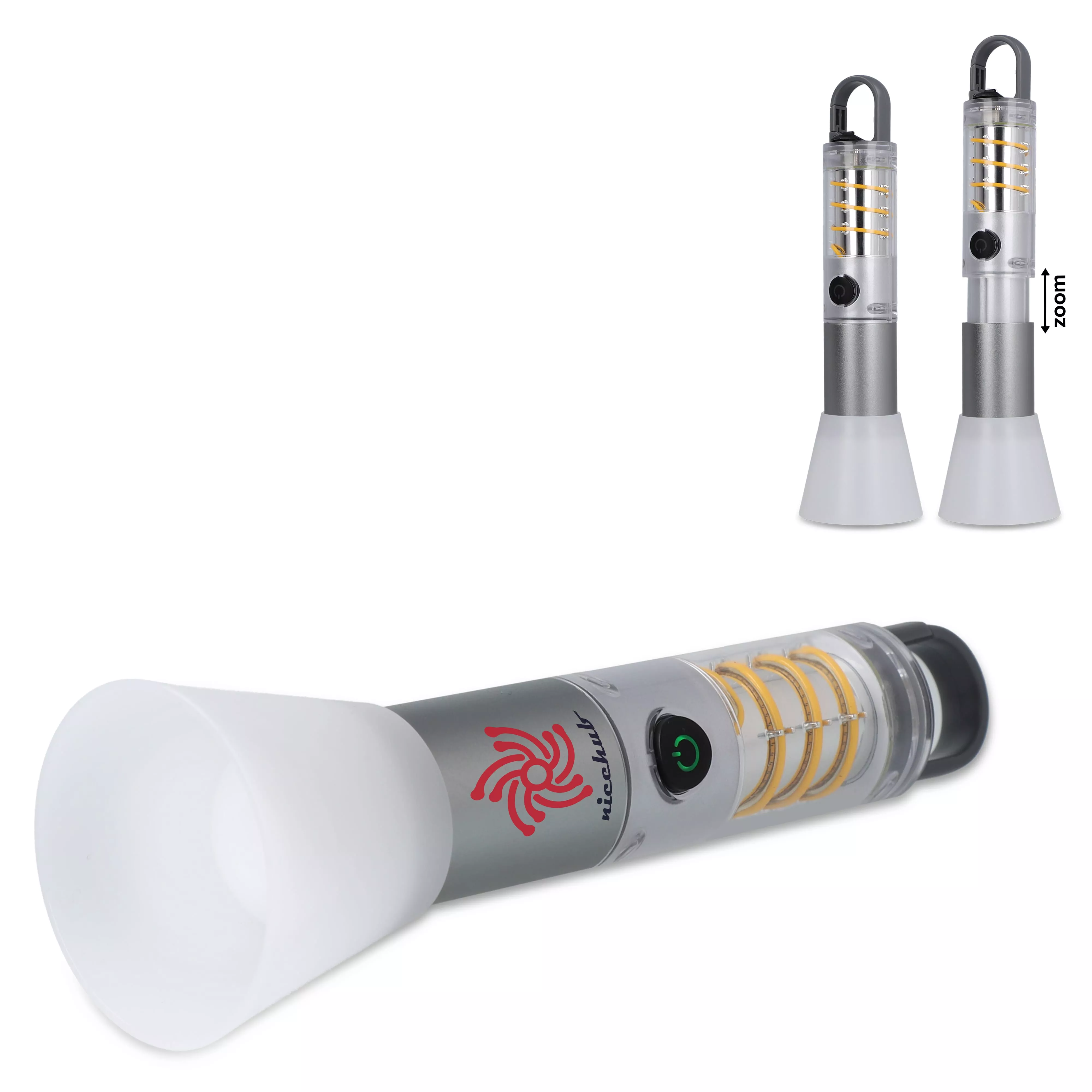 Multifunctionele zaklamp van gerecycled materiaal