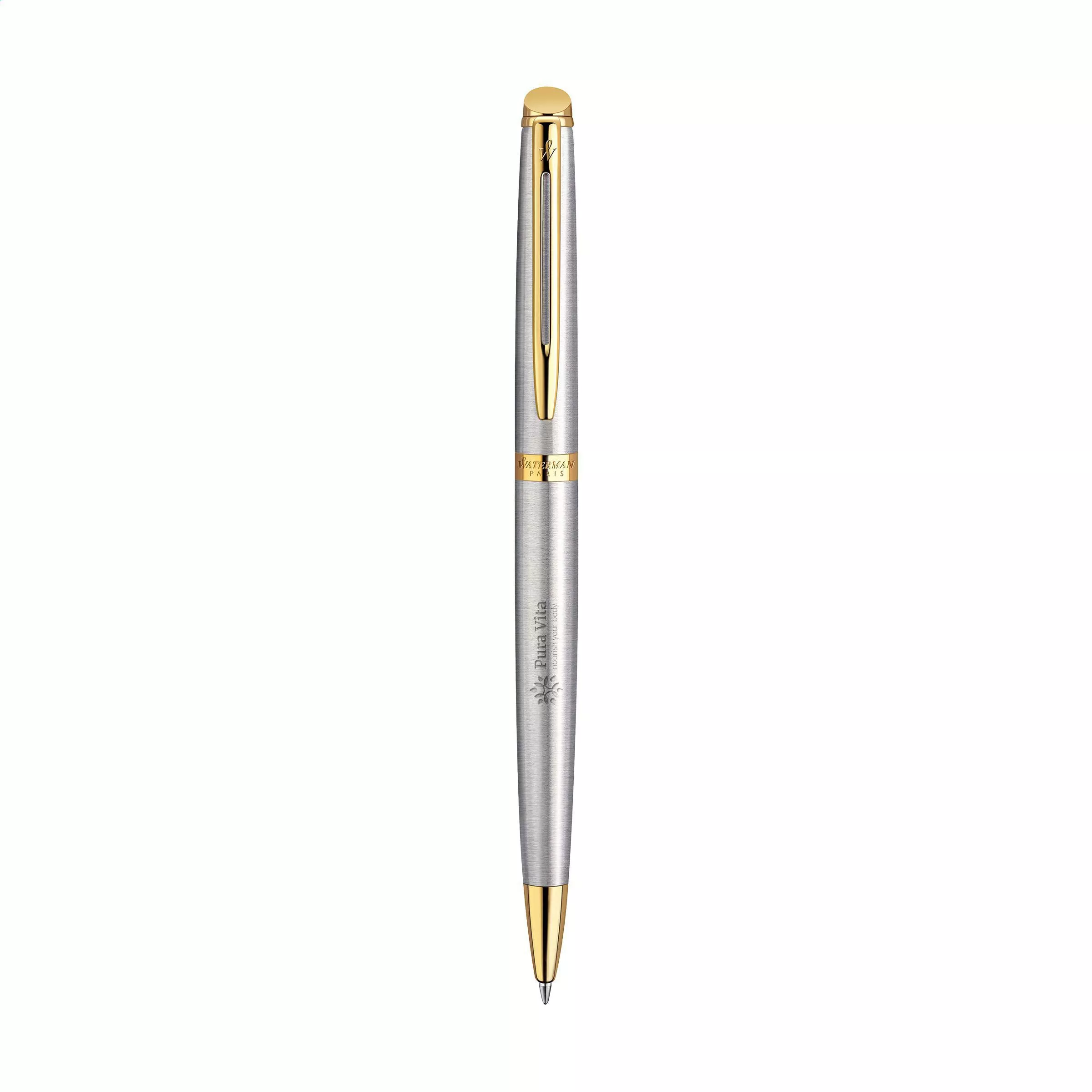 Waterman Hémisphère Balpen Silver - blauwe inkt