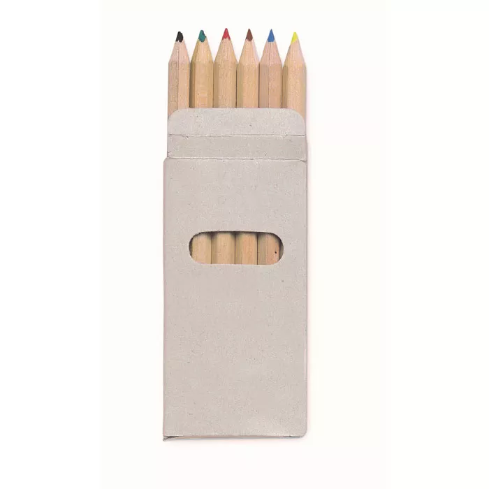 ABIGAIL 6 Kleurpotloden in doosje