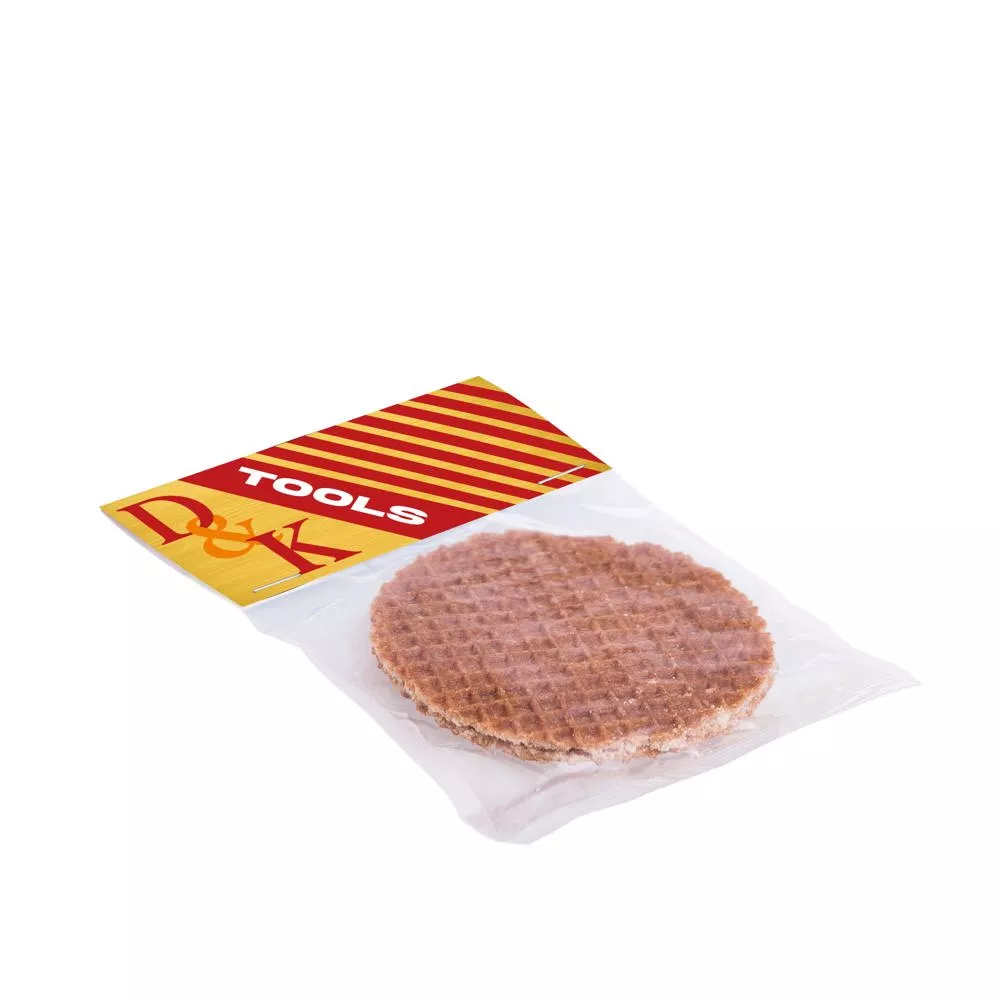 Stroopwafel met kopkaartje