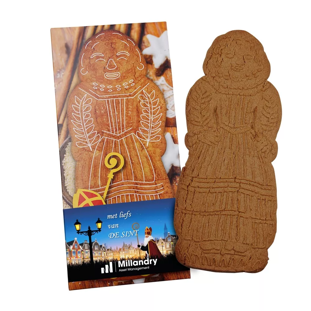 Speculaaspop 250 gram met papieren wikkel