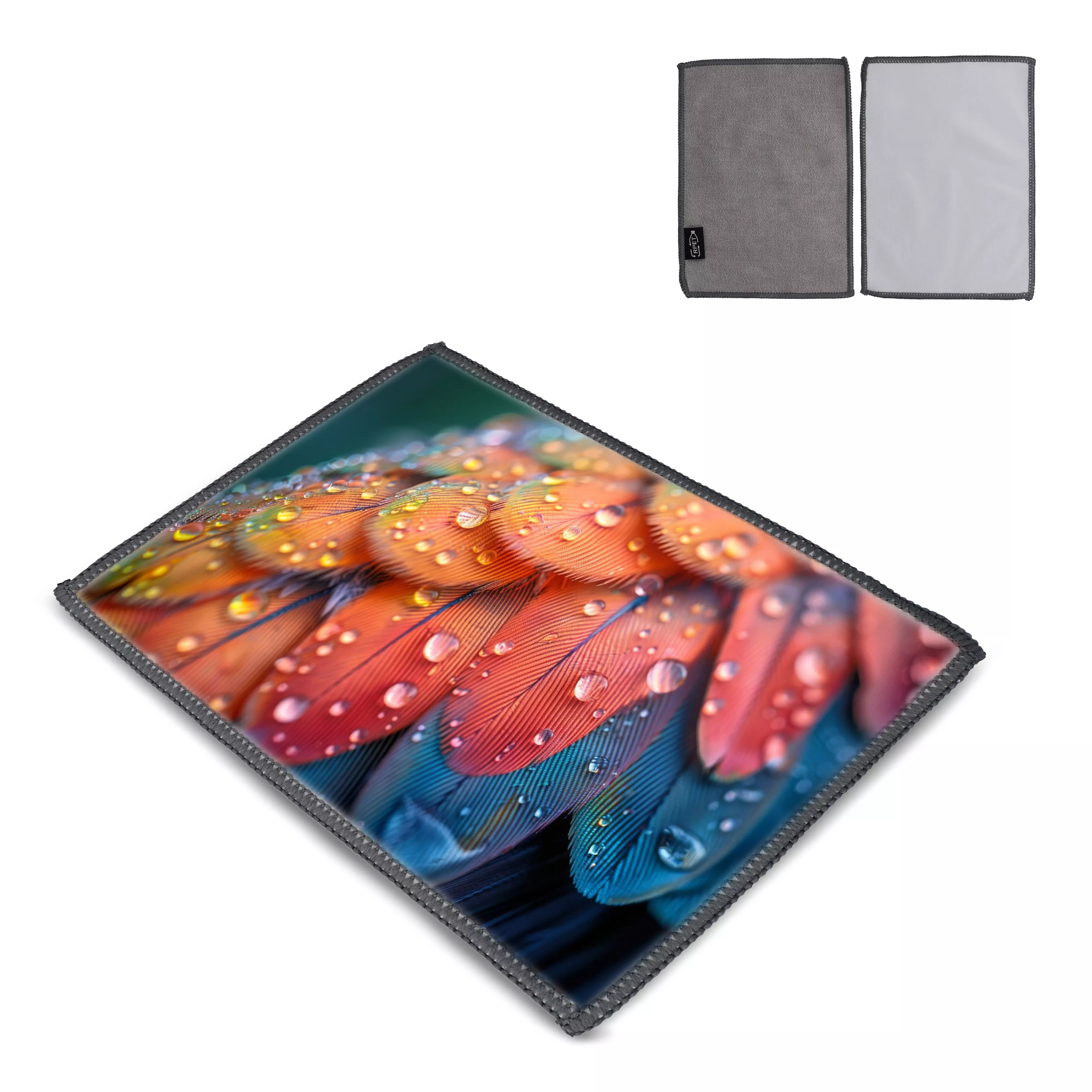 R-PET microvezel reinigingsdoek 13 x 18cm sublimatie