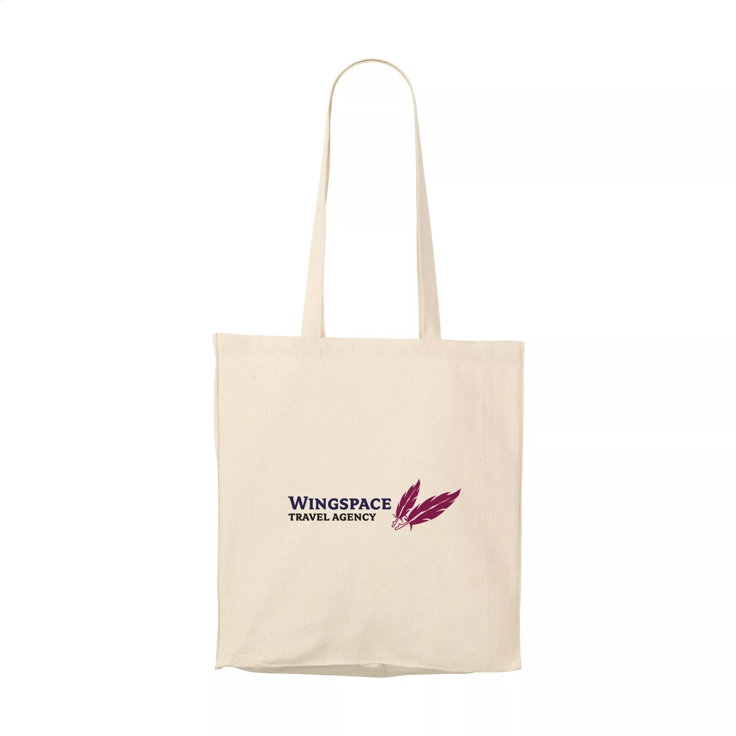 Natural Square Bag (165 g/m²) katoenen tas