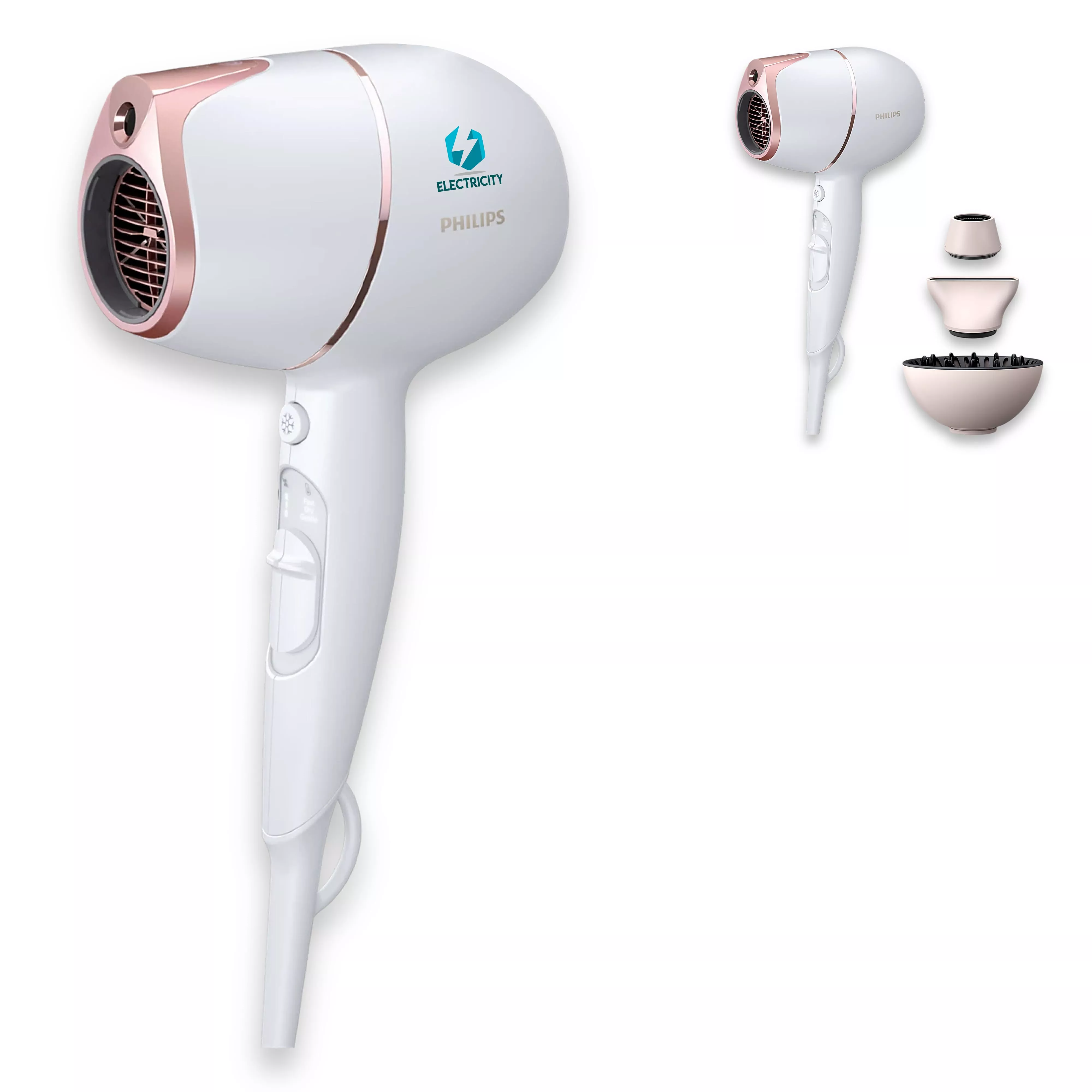 Philips SenseIQ haardroger met diffuser | BHD628