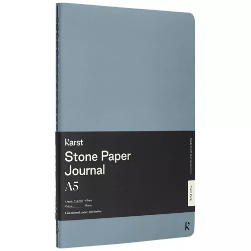 Karst® A5 journal van steenpapier twin pack